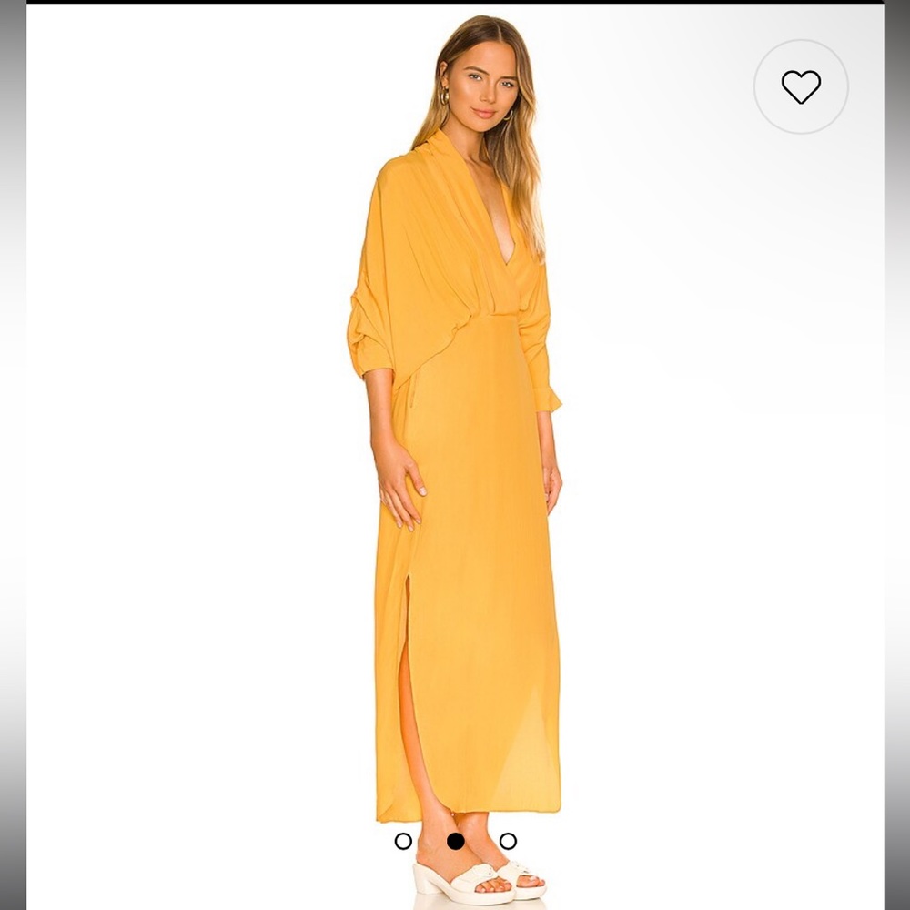 NWT SWF X REVOLVE Plunge Dress in High Light, size smaller